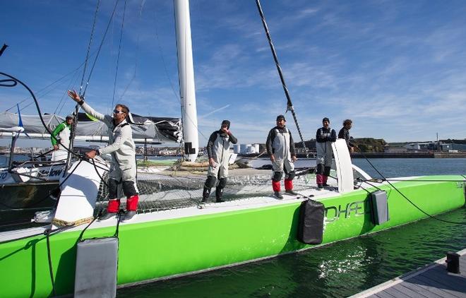 World Record for Phaedo^3 - Bermuda to Plymouth © Rachel Fallon-langdon
